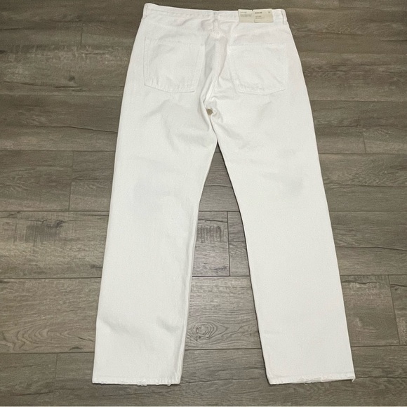 AGOLDE 90s Pinch High Waist Straight Leg Destroyed Organic Cotton Jeans 30 NWT. - Picture 3 of 9